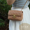 Mini Flap Beige Lambskin Mircrochipped (2024)