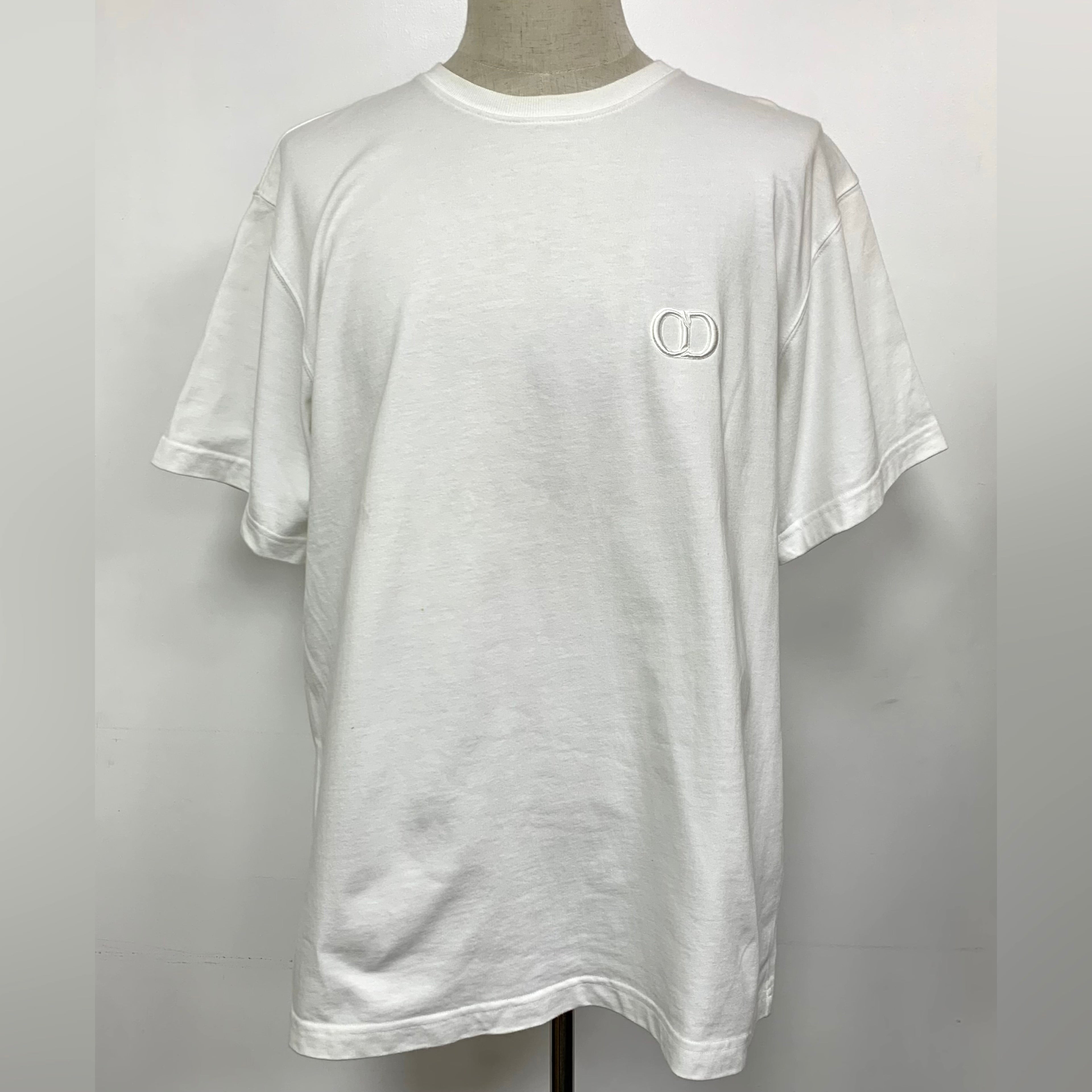 DIOR WHITE 943J605A0554 CD ICON SHIRT CLOTHES #XXL